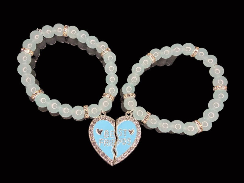 Blue Best Friend Set of two Bracelets